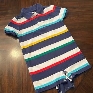 Baby boy Polo onesie 24 Mos Multi Color